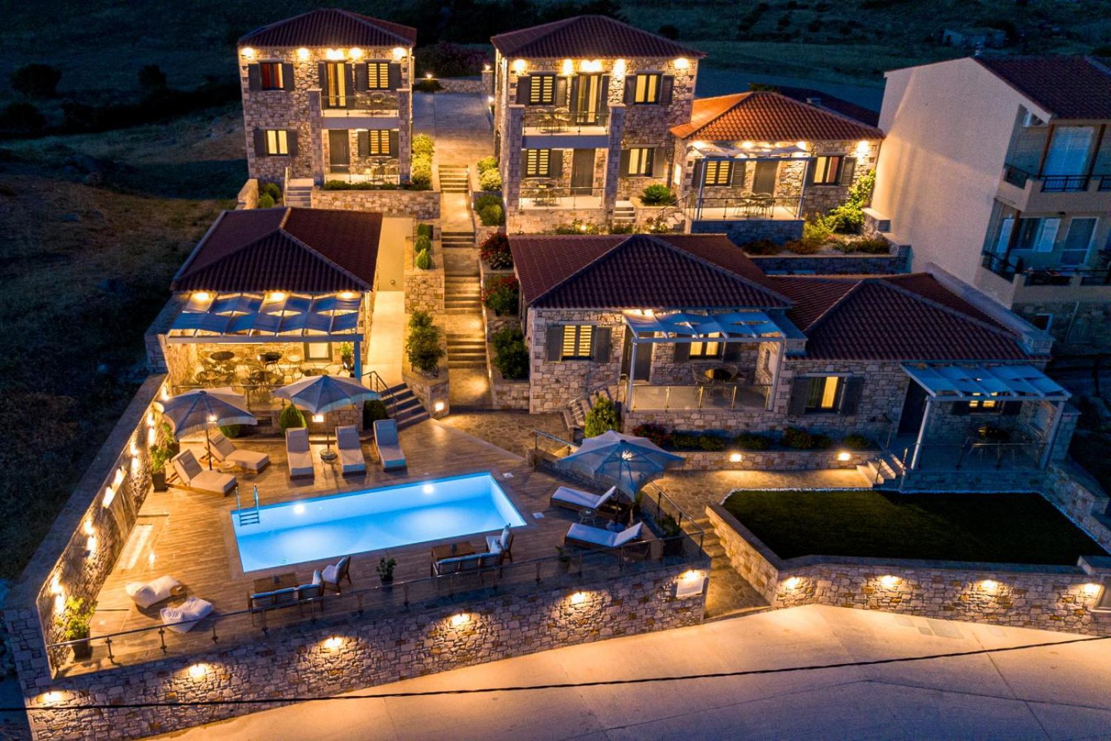 Lithoessa Luxury Apartments Agios Ioannis Kaspaka ภายนอก รูปภาพ