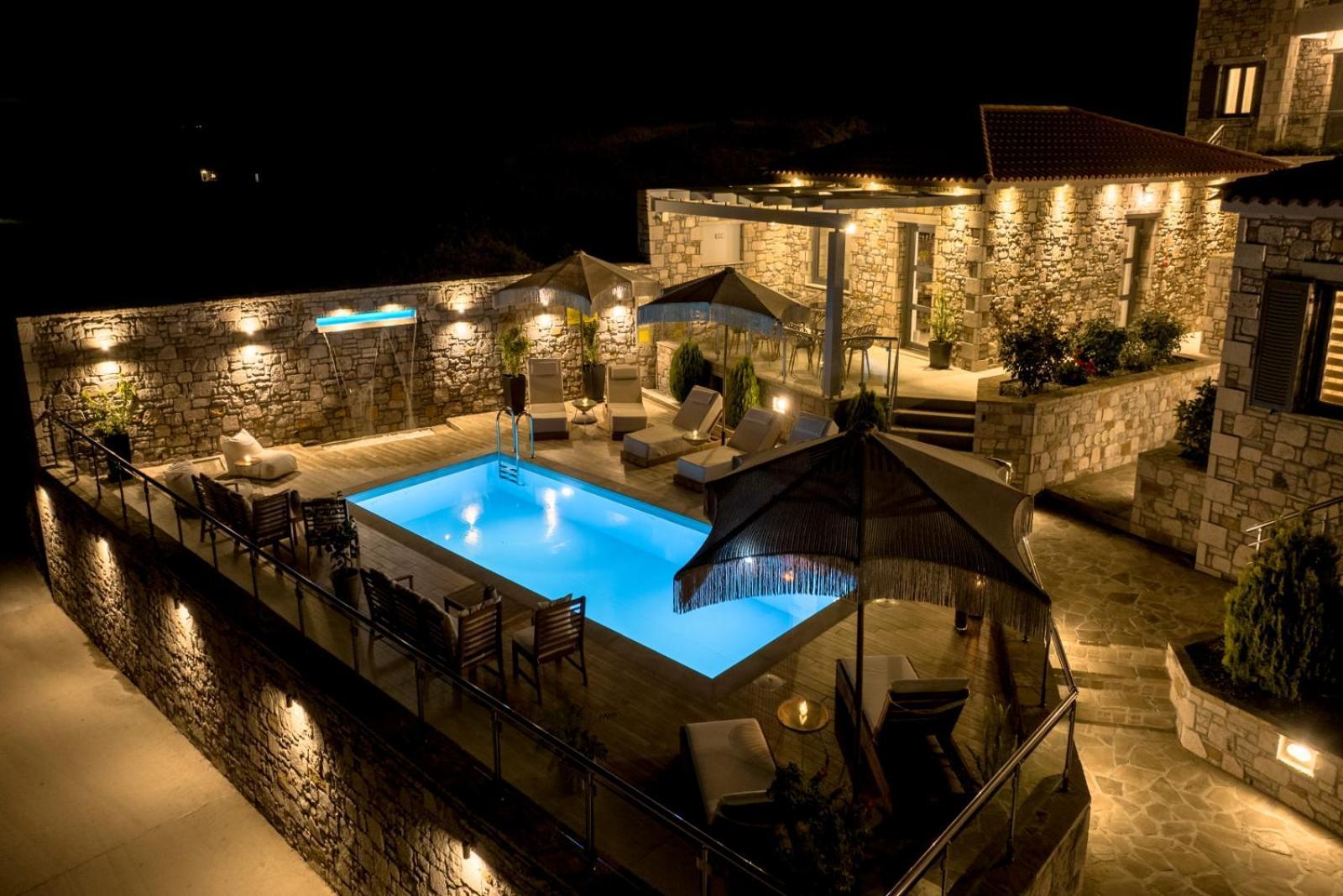 Lithoessa Luxury Apartments Agios Ioannis Kaspaka ภายนอก รูปภาพ