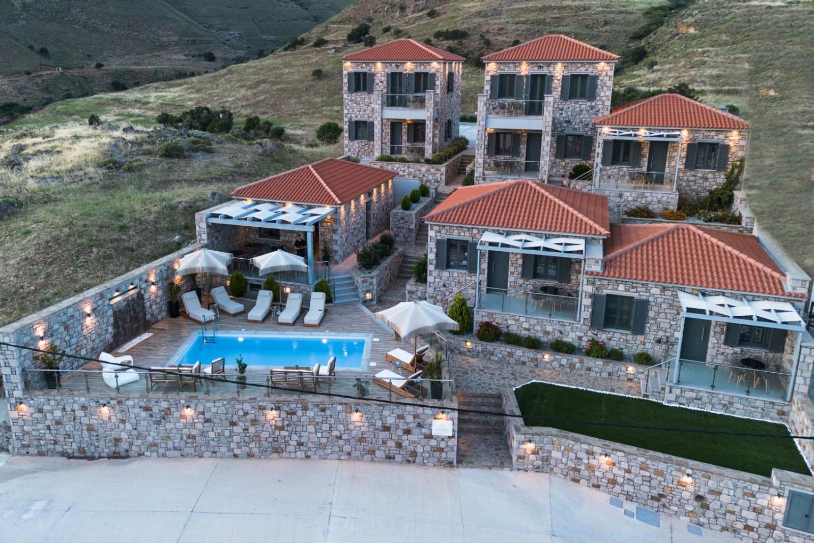 Lithoessa Luxury Apartments Agios Ioannis Kaspaka ภายนอก รูปภาพ